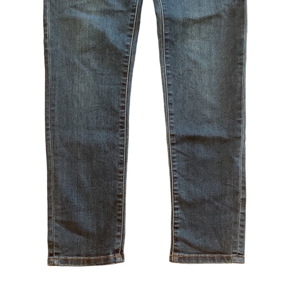 CP Jeans Blue‎ Skinny Low Rise Rhinestone Button Stretch Denim Juniors Size 9 - Picture 8 of 11